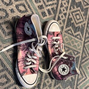 Converse Kids High-Top Sneakers - Purple and Blue